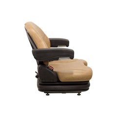 Uni Pro 136 Air Suspension Seat 12V – Brown Vinyl w/ Armrests – 8189
