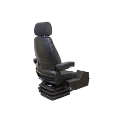 Uni Pro 1250 Mechanical Suspension Seat – With Pods, Black/Gray Fabric – 8254