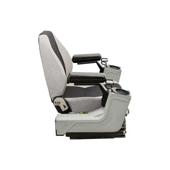 Uni Pro 525P Mechanical Suspension Seat with Pods Multi-Gray Fabric Heavy-Equipment - 8413