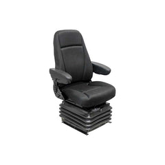 Uni Pro 1200 Air Suspension Seat Kit, Charcoal Gray Fabric for John Deere K Series Wheel Loaders – 6940