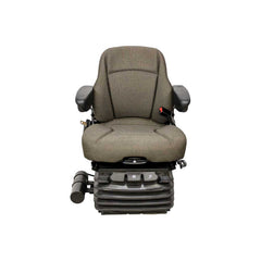 Uni Pro 1300 Air Suspension Seat – 12 V w/ Expansion Tank, Brown Fabric – 7945