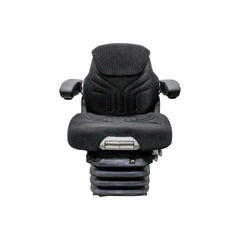 Uni Pro 1060 Air Suspension Seat – 12 V Compressor, Black/Gray Fabric – 8132
