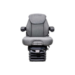 Uni Pro 1061 Air Suspension Seat – 12V Compressor, Gray Fabric – 8528