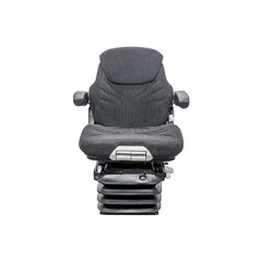 Uni Pro 1057 Air Suspension Seat Kit, Black/Gray Fabric, 7″ Stroke, Adjustable – 6968