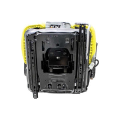 Uni Pro 136 Mechanical Suspension Seat 12V, Yellow Vinyl w/ Armrests – 8720