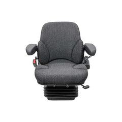 Uni Pro 424 Air Suspension Seat 12V – Charcoal Gray Fabric – 8748