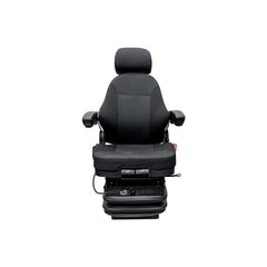 Uni Pro 698 High-Profile Air Suspension Seat Kit with 12 V Compressor, Black Fabric, 360° Swivel – 8765