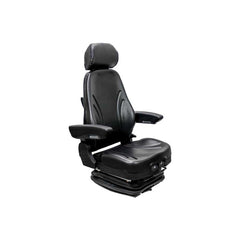 Uni Pro 602 Mechanical Suspension Seat Black Vinyl Heavy-Duty Equipment - 8767