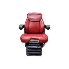 Uni Pro 1061 Air Suspension Seat Kit Red Vinyl for Case IH Maxxum 5100–5200 Tractors – 6903