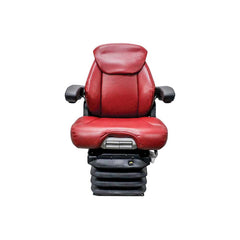Uni Pro 1061 Air Suspension Seat Kit, Red Vinyl for Case IH Magnum/MX/Steiger Series – 6909