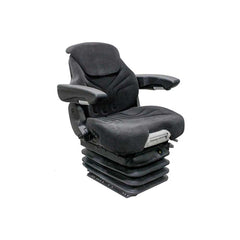 Uni Pro 1060 Air Suspension Seat Kit for AGCO Allis / White Series, Black/Gray Fabric — 6722