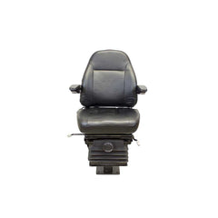 Uni Pro 111 Mechanical Suspension Seat Kit, Black Vinyl with Armrests for John Deere 310 Series Backhoes – 6838