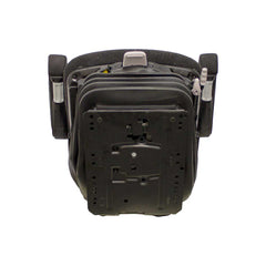 Uni Pro 1055 Air Suspension Seat – 12 V Compressor, Black/Gray Fabric – 7922