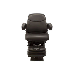 Uni Pro 535 Air Suspension Seat with 12-V Compressor, Black Vinyl, 4.5" Travel, Swivel Base – 8185