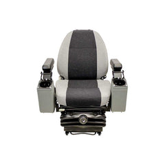 Uni Pro 525P Mechanical Suspension Seat with Pods Multi-Gray Fabric Heavy-Equipment - 8413