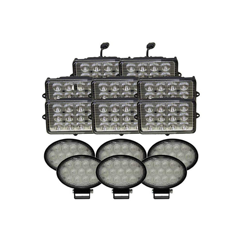 Tiger Lights Complete John Deere 9000-Series Combine LED Light Kit – 2784