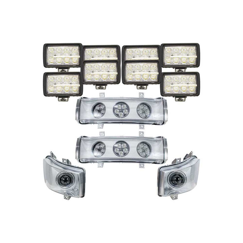 Tiger Lights Complete LED Light Kit for Case IH Steiger / Quadtrac Tractors, 61,200 Lumens, IP68 — 2702