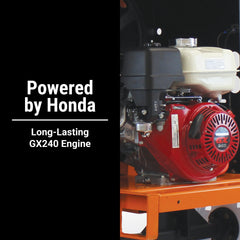 Brave 6 cu ft Poly Drum Mortar Mixer with Honda GX240 – BRPMM206H