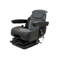 Uni Pro 1007 Air Suspension Seat – 12 V Compressor, Gray/Black Fabric – 8581