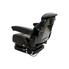 Uni Pro 1007 Air Suspension Seat – 12 V Compressor, Gray/Black Fabric – 8581