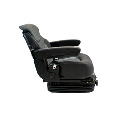 Uni Pro 1007 Air Suspension Seat – 12 V Compressor, Gray/Black Fabric – 8581