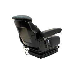 Uni Pro 1007 Air Suspension Seat – 12 V Compressor, Gray/Black Fabric – 8581