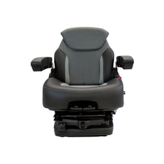 Uni Pro 1007 Air Suspension Seat – 12 V Compressor, Gray/Black Fabric – 8581