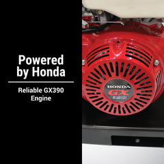 BravePro Hydraulic Power Pack Honda GX390 6 GPM 2000 PSI Electric Start Skid Mount - HBHS300GXE