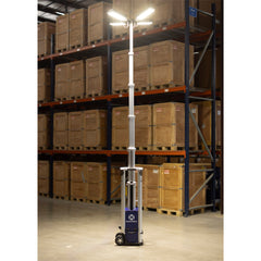 Makinex Sierra 16.7 ft Portable LED Light Tower – 112,000 Lumens – GWG311781