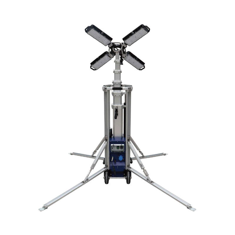 Makinex Sierra 16.7 ft Portable LED Light Tower – 112,000 Lumens – GWG311781