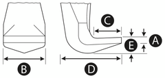 Kukko 2 Trigger Hooks (Pair) - 201-0-75-P