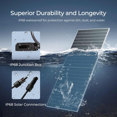 Renogy Bifacial 590 Watt N-Type Monocrystalline Solar Panel – 10 Pack – RSP590DCT-144x10