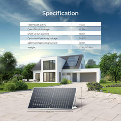 Renogy Bifacial 450W Monocrystalline Solar Panel – 2 Pack – RSP450DT-120x2