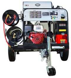 Simpson 4000 PSI Hot Water Pressure Washer Trailer - Honda GX390 Engine TRSC4040232E