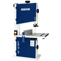 Rikon 10” Deluxe Bandsaw – Tool-less Guides, Cast Iron Table, 2-Speed Woodworking Saw – Model 10-3061