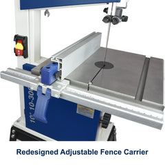 Rikon 10” Deluxe Bandsaw – Tool-less Guides, Cast Iron Table, 2-Speed Woodworking Saw – Model 10-3061