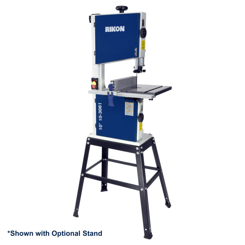 Rikon 10” Deluxe Bandsaw – Tool-less Guides, Cast Iron Table, 2-Speed Woodworking Saw – Model 10-3061