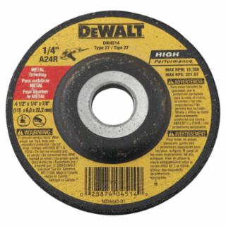 DeWalt Metal Grinding Wheel 4‑1/2