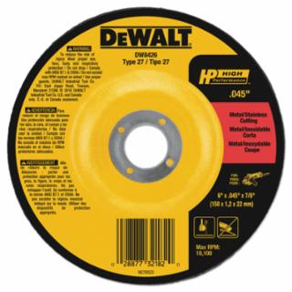 DeWalt Metal Grinding Wheel 7″ x 1/4″ x 5/8″-11 – Pack of 10 – DW8426
