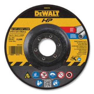 DeWalt Type 27 Metal Grinding Wheel 7″ x 1/4″ x 5/8″-11 – Case of 10 – DW8750