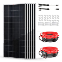 Rich Solar 1200W 24V Solar Kit with 6×200W Panels and 60A MPPT Controller - RS-K12004