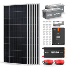 Rich Solar 1200 Watt 24V Complete Solar Kit RS-CK1200