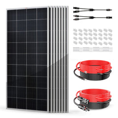 Rich Solar 1600W 24V Solar Kit with 8×200W Panels and 60A MPPT Controller - RSK-1660