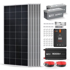 Rich Solar 1600 Watt 24V Complete Solar Kit RS-CK1600