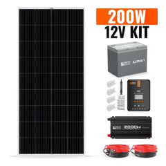 Rich Solar 200 Watt Complete Solar Kit RS-CK200