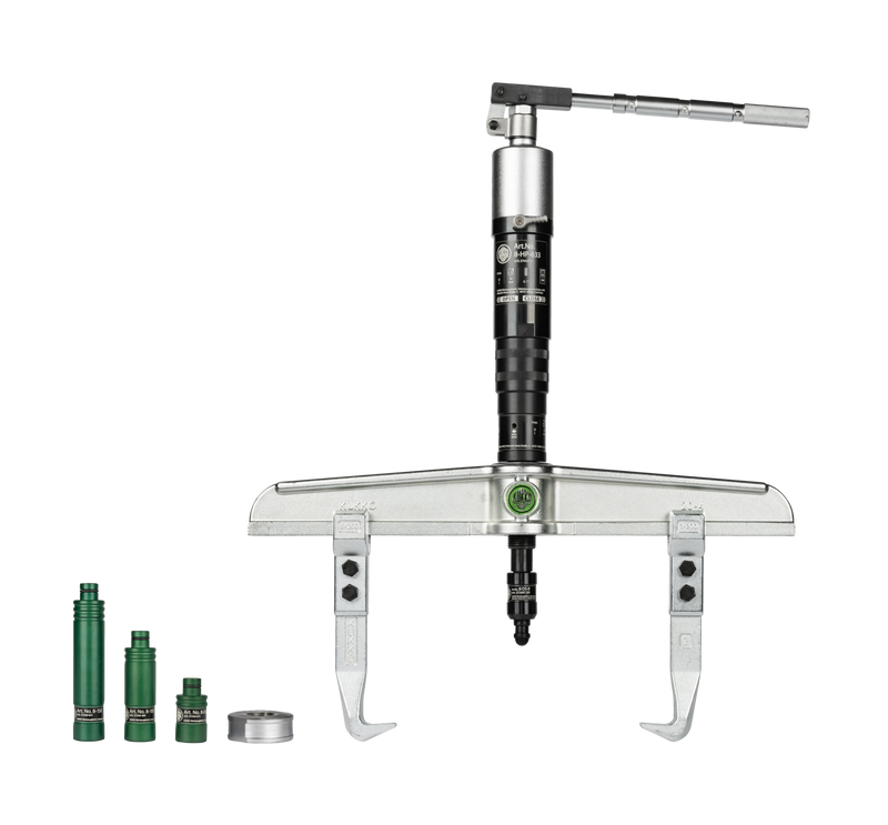 Kukko 2‑Jaw Hydraulic Universal Puller, Adjustable Reach 105–750 mm & 750 mm Spread – 20‑5‑H