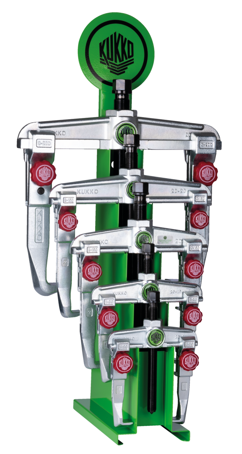Kukko 2-Jaw Universal Puller Set with Quick-Adjust Jaws – 20-ST+