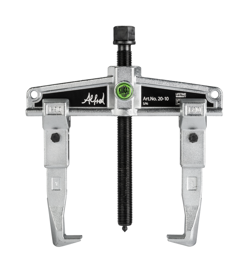 Kukko 2-Jaw Universal Puller, Up to 520 mm Spread, 300 mm Reach with Extended Jaws - 20-4-3