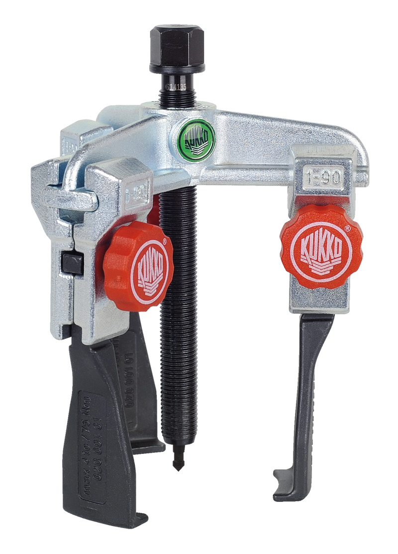 Kukko 2‑Jaw Universal Puller with Quick‑Adjust Narrow Jaws – 30‑1+S