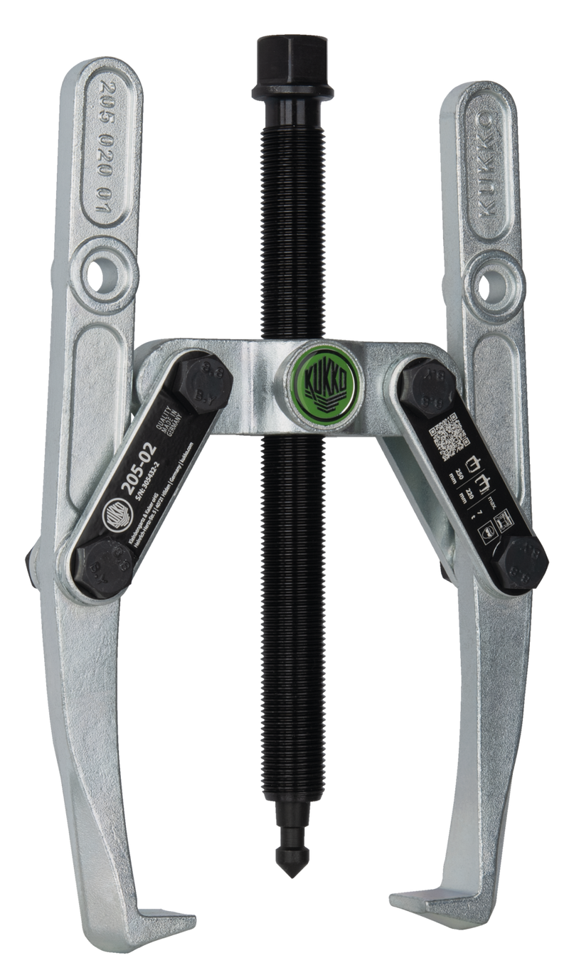 Kukko Cobra 3‑Jaw Puller with Side Clamp (210–520 mm Spread, 7.5 t Capacity) – 205‑02